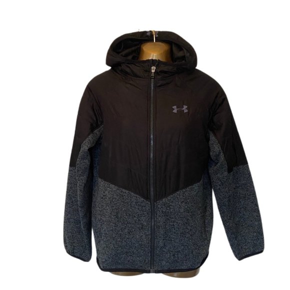 Under Armour Winter Jacket | Black & Grey Puffer Jacket - Picture 1 of 10